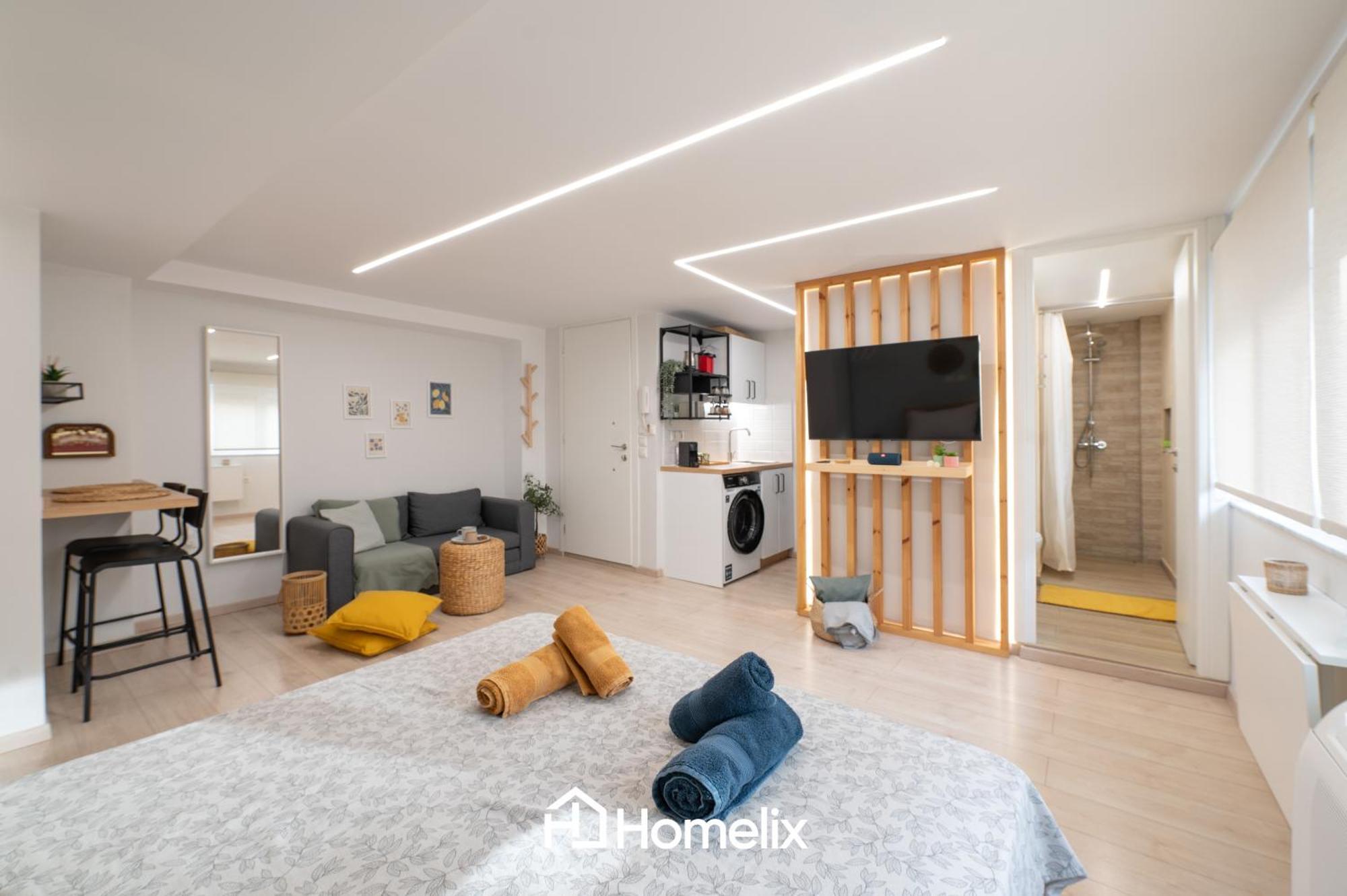 Roomaki - New & Stylish Studio In The Center With Parking Chalkís Extérieur photo